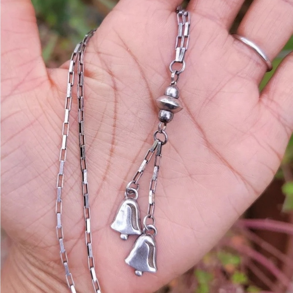 Rare Chunky Solid 925 Sterling Silver Chunky Link… - image 6